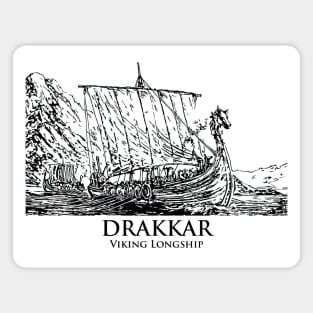 Drakkar Viking Longship Magnet